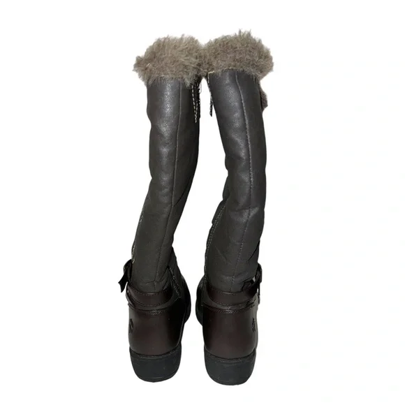 Totes Maryliza Brown Tall Winter Boots - Picture 4 of 11
